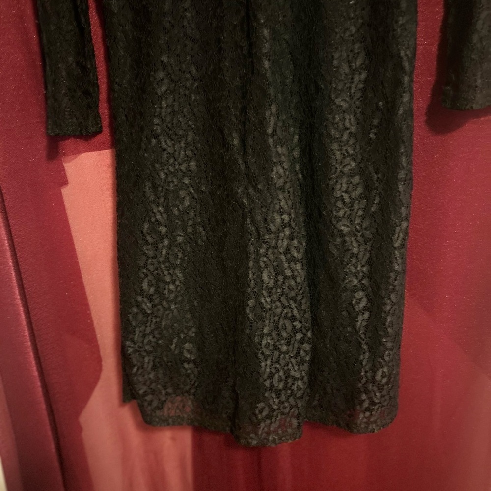 Elegant Black Lace Dress